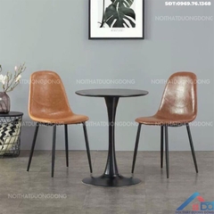 Bộ bàn ghế cafe Tulip D80cm -BGCF 01
