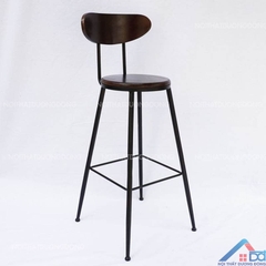 Ghế bar chân sắt đẹp-GB 17