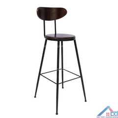 Ghế bar chân sắt đẹp-GB 17