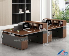 Mẫu bàn làm việc văn phòng gỗ công nghiệp - LV 31