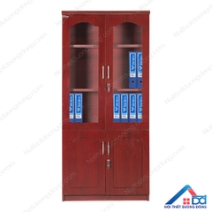 Tủ tài liệu 2 buồng nâu cánh gián - TL 23