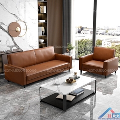 Sofa bộ màu da bò sang trọng -SF 62