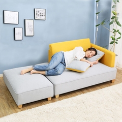 Sofa góc gỗ tự nhiên bọc nỉ - SF 27