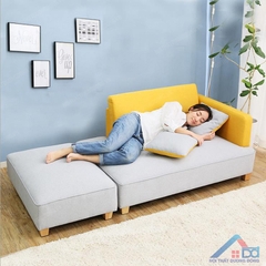 Sofa góc gỗ tự nhiên bọc nỉ - SF 27