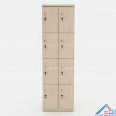 Tủ gỗ locker 8 cánh - LKG 10