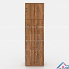 Tủ gỗ locker 8 cánh - LKG 10