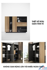 Tủ hồ sơ gỗ văn phòng -TL 63
