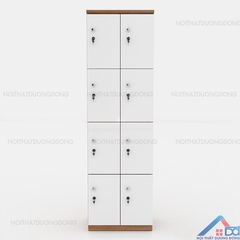 Tủ locker gỗ 8 cánh 2 khoang -LKG 18