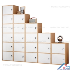 Tủ locker gỗ 1 cột 4 ngăn -LKG 13