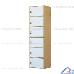 Tủ locker gỗ 1 cột 5 ngăn -LKG 14