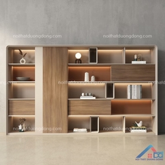Tủ sách trưng bày bằng gỗ sang trọng - TLĐ 10