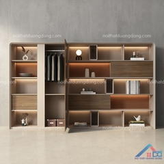Tủ sách trưng bày bằng gỗ sang trọng - TLĐ 10