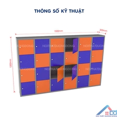 Tủ sắt đựng đồ 24 ngăn - LK 22