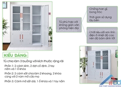 Tủ hồ sơ sắt 3 cánh -TS 26