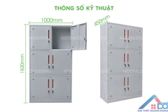 Tủ tài liệu sắt 6 cánh hiện đại -TS 19