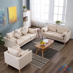 Sofa Văng Gỗ Tự Nhiên Bọc Nỉ- SF 04