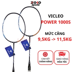 VỢT CẦU LÔNG VICLEO POWER 1000S KHUNG CARBON GIÁ SINH VIÊN CĂNG 9KG 10KG 11KG