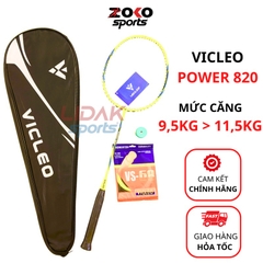 VỢT CẦU LÔNG VICLEO POWER 820 CHÍNH HÃNG GIÁ RẺ MỨC 9KG 10KG 11KG KHUNG CARBON