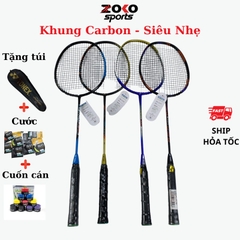 VỢT CẦU LÔNG YONEX 100% KHUNG CARBON CHƠI PHONG TRÀO MỨC CĂNG 8.5KG 9KG 10KG