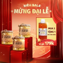 Combo 3 viên tinh nghệ sữa ong chúa nguyên bản TẶNG 1 sữa tắm gừng Thuận Thiên 300ml