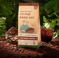 CÀ PHÊ RANG XAY ROBUSTA HONEY LOẠI 1 ( túi 500g)