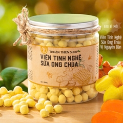 Combo 3 viên tinh nghệ sữa ong chúa nguyên bản TẶNG 1 sữa tắm gừng Thuận Thiên 300ml