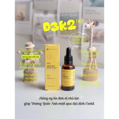 Vitamin D3&K2 MK7 Nutrivitality (Anh)