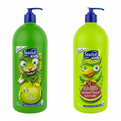 Sữa tắm Suave kids mỹ 1y+ táo (xả,tắm,gội)