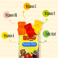 Kẹo Dẻo Gấu Mỹ bổ xung vtm 2+