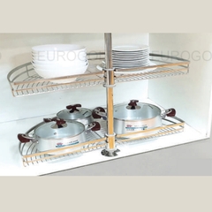 MÂM XOAY INOX MỜ NAN DẸT EPL180A – EUROGOLD