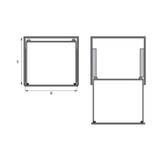 Bộ Rổ Xoong Nồi Cappella 600mm Hafele 549.08.023