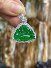 Mặt Di Lặc Ngọc Phỉ Thúy Đế Vương Lục Tuyệt Tác Phú Quý, Vạn Sự An Nhiên