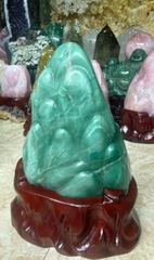 Khối Đại Cảnh Thạch Anh Xanh Đại Khối Bố Khí Sinh Tài