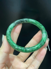 Vòng Liền Bản Đũa Ngọc Phỉ Thúy Sắc Xanh Lý Thanh Nhã, Kiêu Sa Quyền Quý