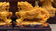 Cặp Tỳ Hưu Cánh Tiên Ngọc Hoàng Long Kích Hoạt Uy Quyền Lãnh Đạo