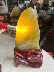 Núi Cảnh Đá Thạch Anh Vàng Kim Tụ Tài Trấn Cơ Nghiệp