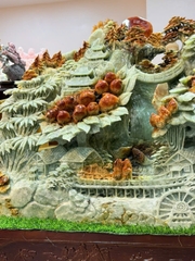 Bồng Lai Tiên Cảnh Phú Quý Ngọc Serpentine - Trang Trí Phòng Khách Sang Trọng