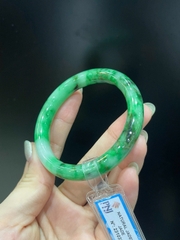Vòng Liền Bản Đũa Ngọc Phỉ Thúy Thanh Nhã Kiêu Sa, Vạn Sự Vẹn Tròn