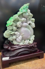 Đào Tiên Trường Thọ Ngọc Phỉ Thúy Tự Nhiên - Quà Tặng Cao Cấp Trường Tồn
