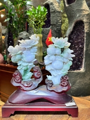 Bông Liên Hoa Ngọc Phỉ Thúy – Biểu Tượng Thanh Tịnh, Gia Đạo Hòa Thuận Và Vượng Khí Trường Tồn