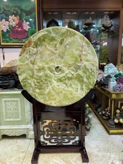 Đồng Tâm Ngọc Onyx Xanh Tuyệt Tác Lục Bảo, Phong Thủy Vương Giả Vượng Tài