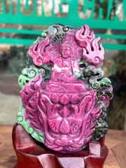Phật Tổ ADIDA Hồng Ngọc Ruby - Quà Tặng Cao Cấp