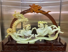 Cặp Tỳ Hưu Ngọc Serpentine – Tuyệt tác chiêu tài giữ của, trấn trạch trừ tà