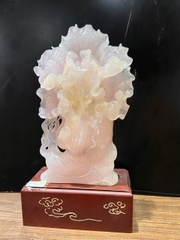 Cải Thảo Phú Quý Ngọc Onyx Hồng Bách Tài Tụ Lộc, Cát Tường Viên Mãn