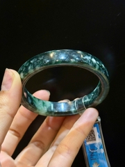 Vòng Bản Liền Ngọc Phỉ Thúy Tuyệt Tác Sang Trọng, Vẹn Tròn Bình An