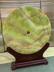 Đồng Tâm Ngọc Onyx Xanh Lục Bảo Chiêu Tài, Vượng Khí Trường Vinh