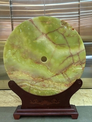 Đồng Tâm Ngọc Onyx Xanh Lục Bảo Chiêu Tài, Vượng Khí Trường Vinh