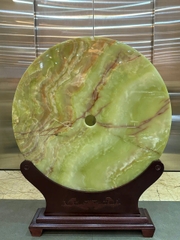 Đồng Tâm Ngọc Onyx Xanh Lục Bảo Cát Tường, Khai Mở Sinh Khí Phú Quý
