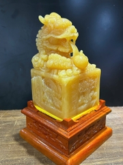 Ấn rồng ngọc hoàng long vuông 22x11cm