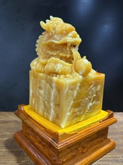 Ấn rồng ngọc hoàng long vuông 25x14cm